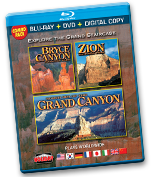 Bryce, Zion, and North Rim of the Grand Canyon Blu-ray